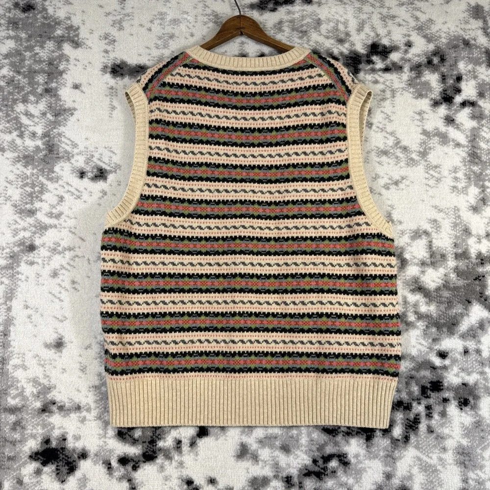 Bonobos Sweater Vest Mens Size Extra Large V-Neck Office Career Merino Wool Blen - Picture 2 of 11